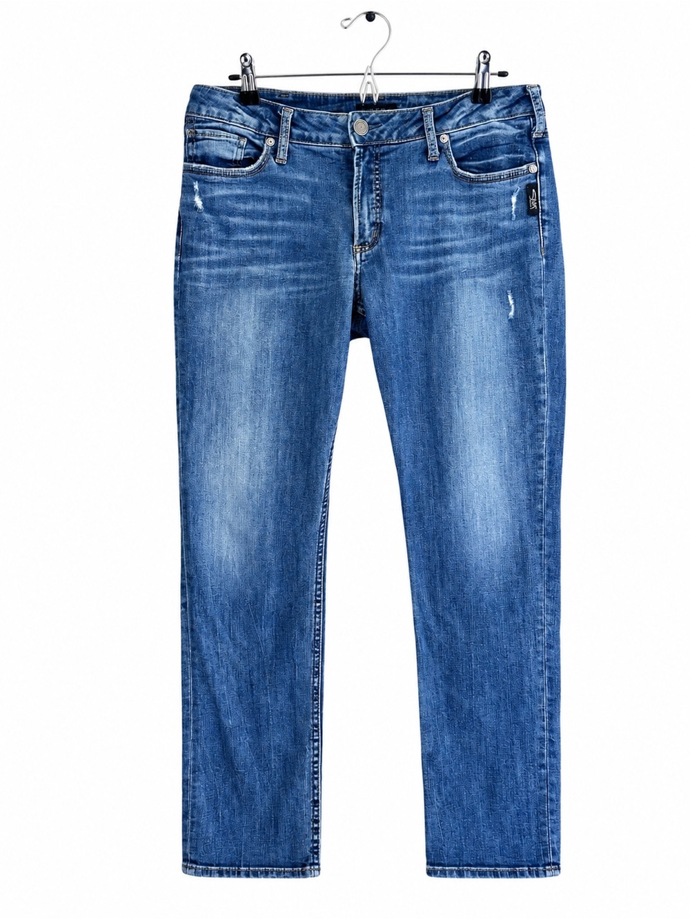 Silver Jeans Women’s Suki Slim Medium Blue Jeans Waist 34